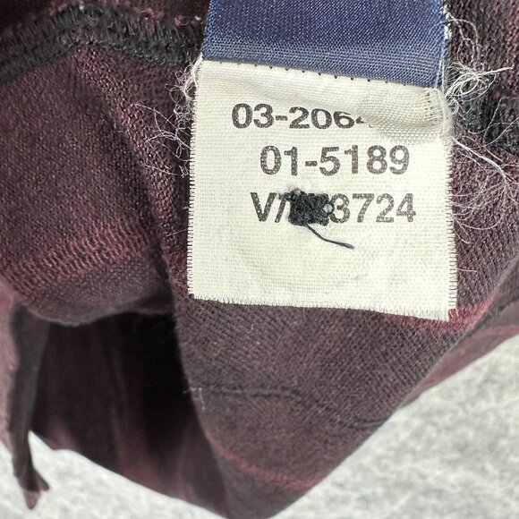 Cutter & Buck Cherokee Run Golf Club Polo Shirt Men's L Burgundy & Black Cotton - Picture 7 of 9